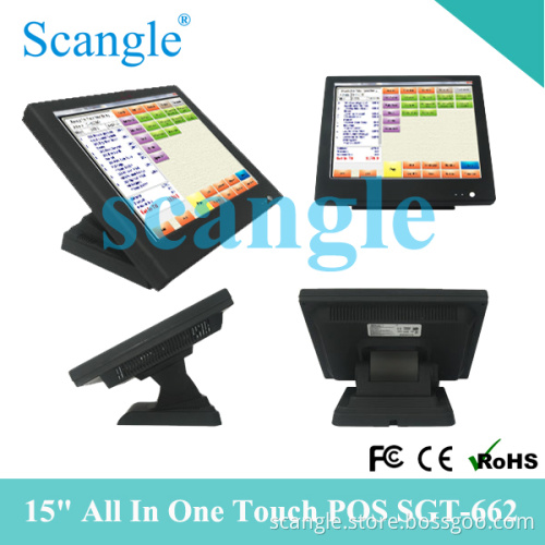 15" LCD Touch Screen POS Celeron 1037u Motherboard